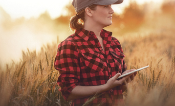 Woman in the field